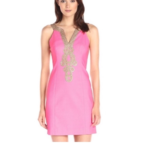 Lilly Pulitzer Dresses & Skirts - Lilly Pulitzer Shift Dress Emery in Pink Pout